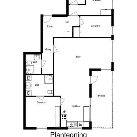 Luxury 3-bedroom Flat With Seaview In アパート オスロ