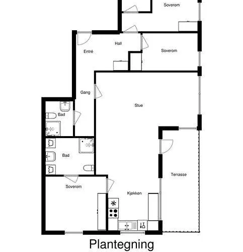 Luxury 3-bedroom Flat With Seaview In Lägenhet Oslo