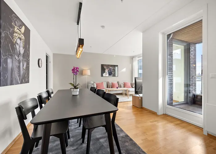 Lägenhet Luxury 3-bedroom Flat With Seaview In Oslo